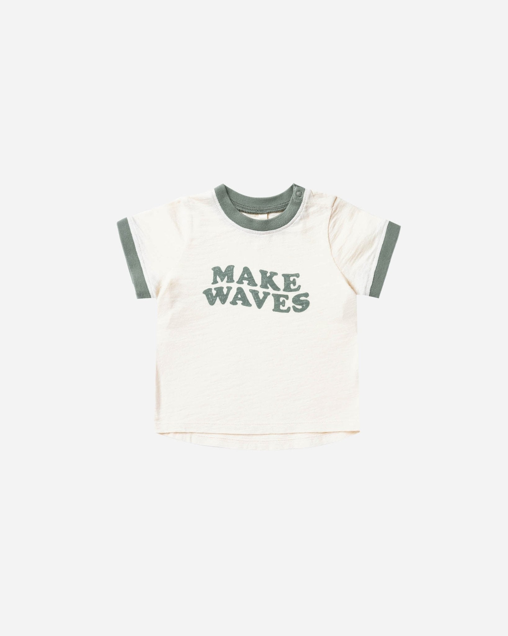 Ringer Tee || Make Waves - LAST ONE 8/9Y