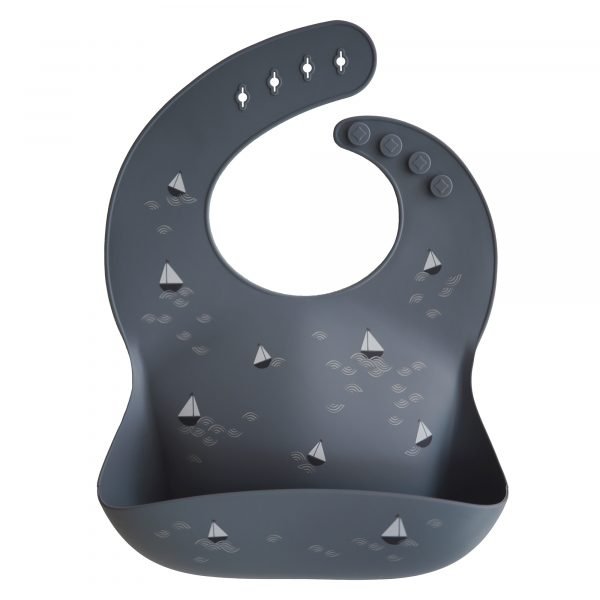 SILICONE BABY BIB | BOATS