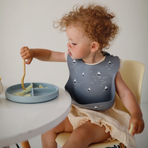 SILICONE BABY BIB | BOATS