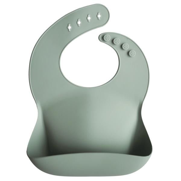 Silicone Baby Bib (Cambridge Blue)