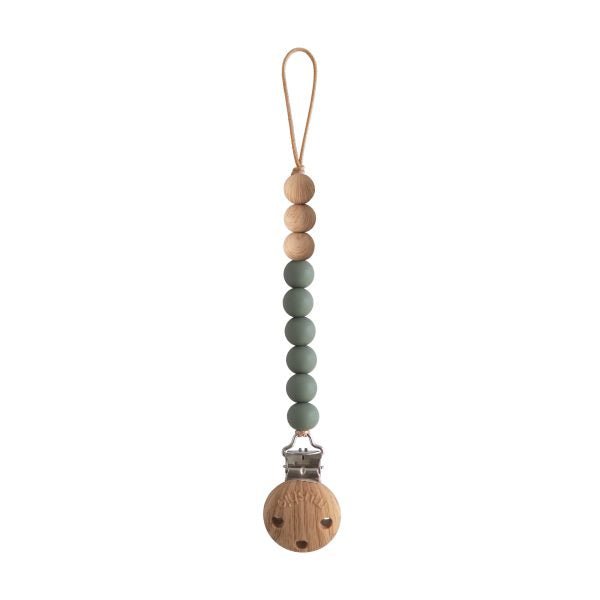 SILICONE PACIFIER CLIP | EVA (DRIED THYME)