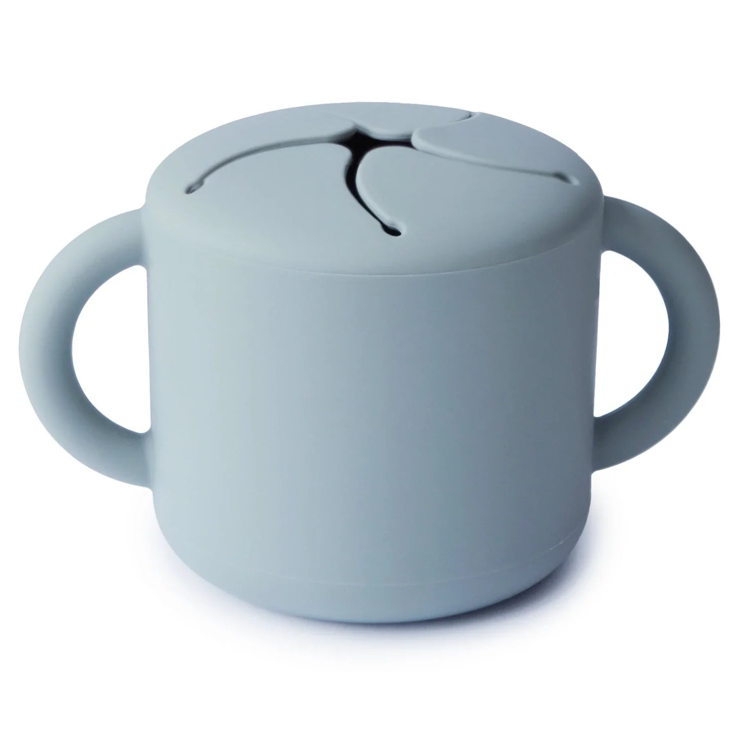 SILICONE SNACK CUP | POWDER BLUE