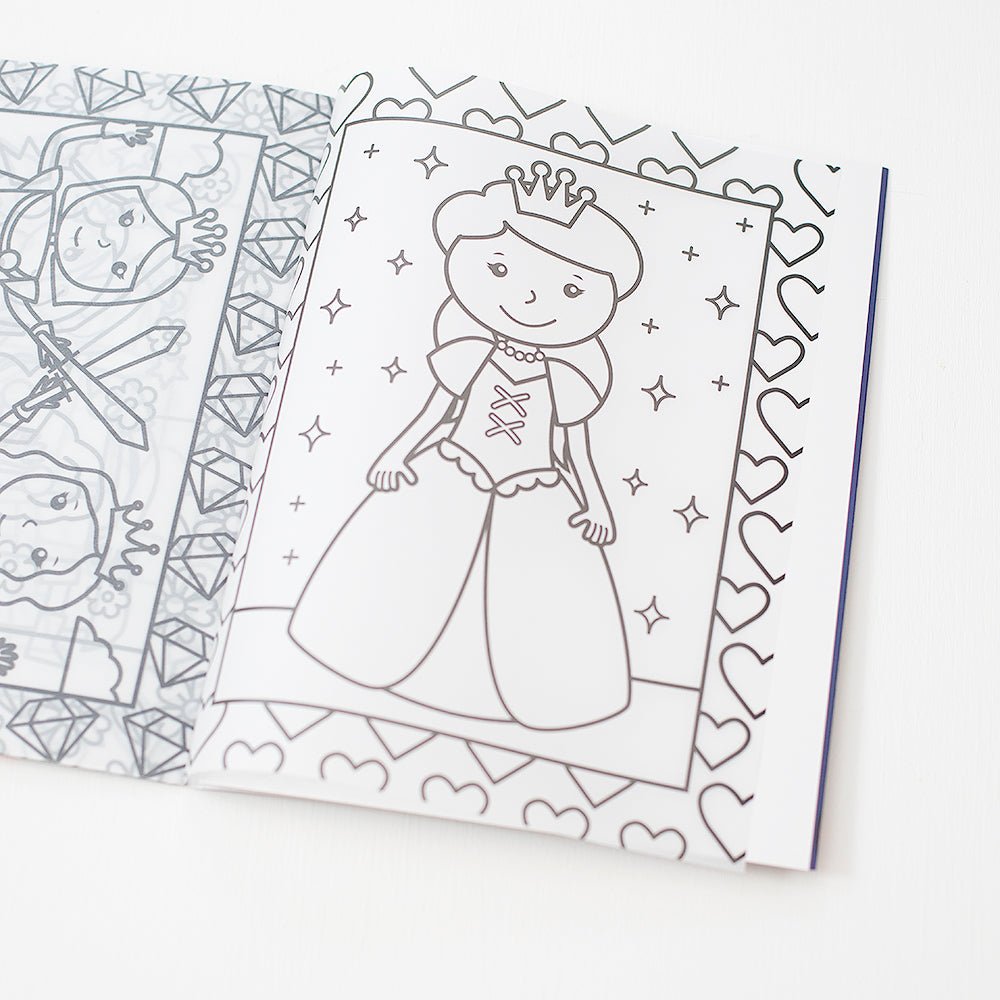 Stained Glass Coloring | Princesses