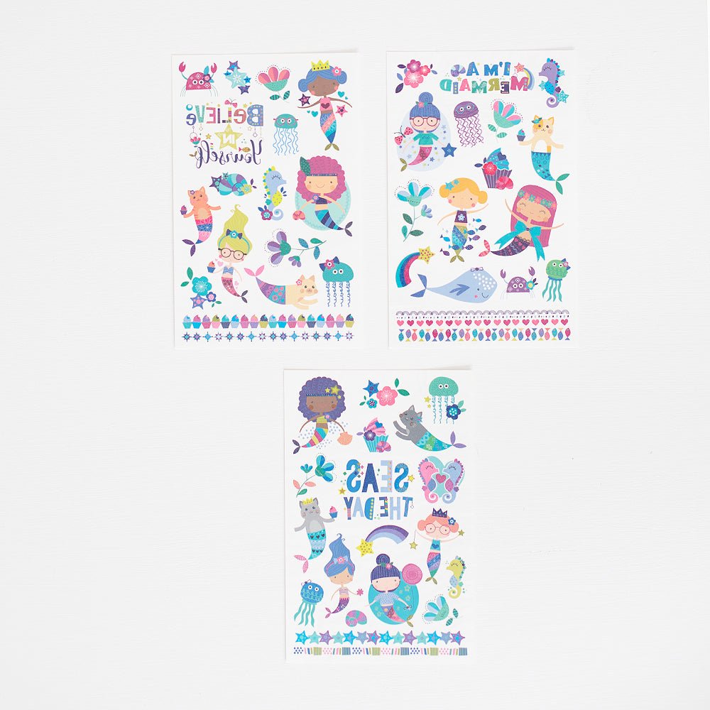 Tattoo - Palooza Temporary Tattoos | Mermaid Magic
