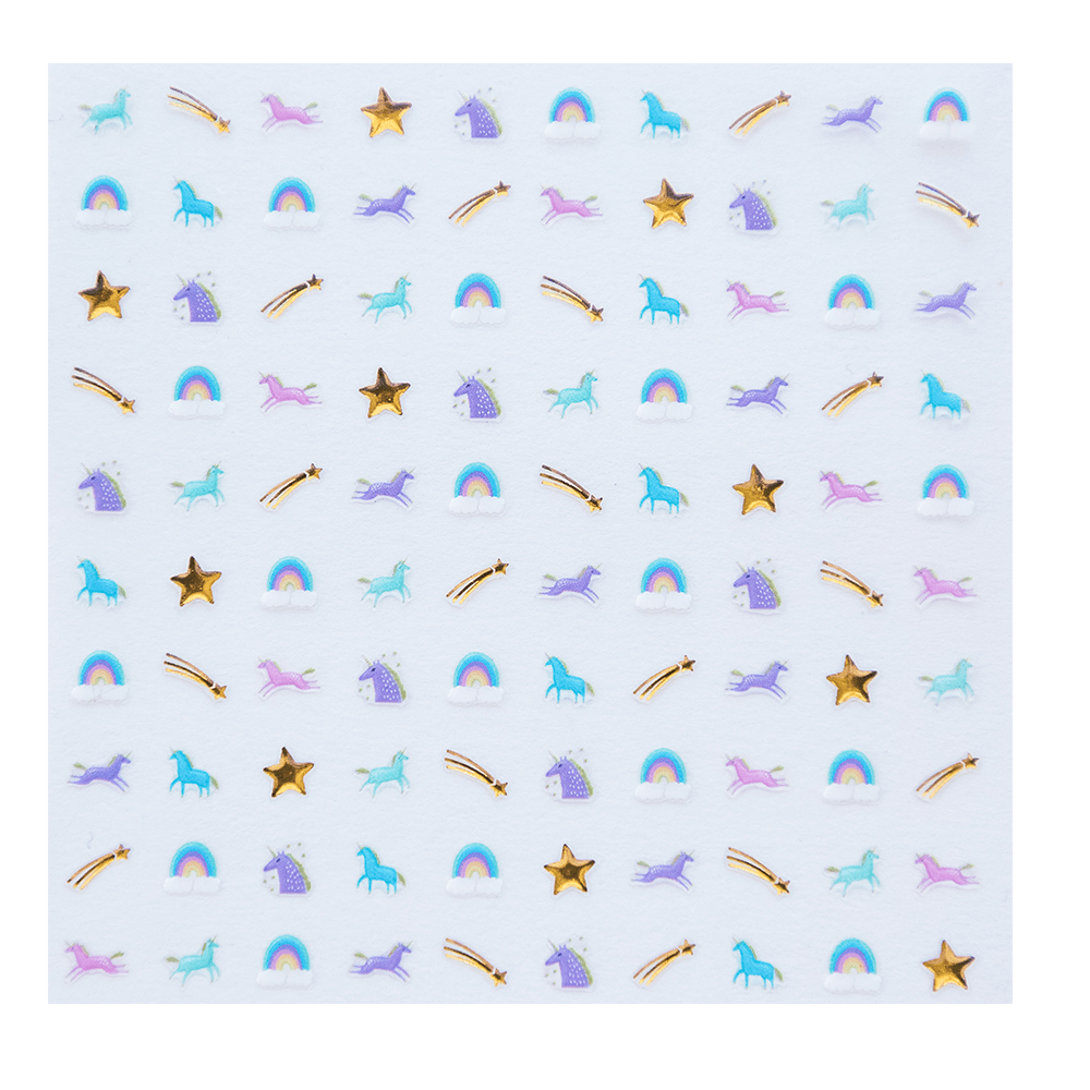 Unicorn + Rainbows Nail Stickers - 1 Pk. - Khanh