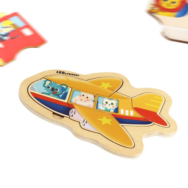 Vehicle Puzzle Set