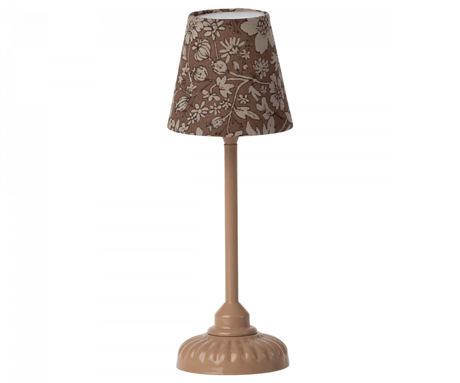 Vintage floor lamp, Small | Dark powder