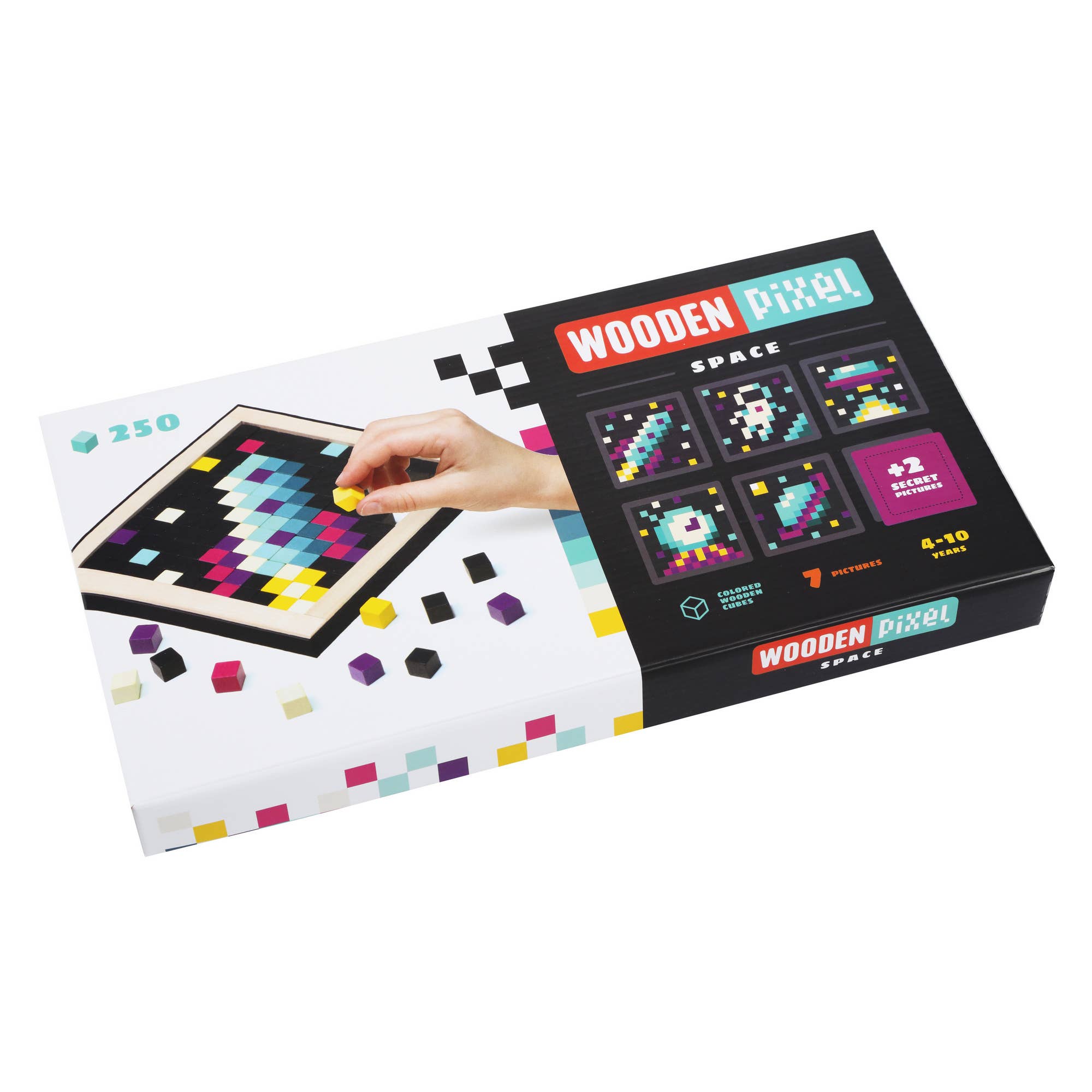 Wooden Pixels Space 250 Piece