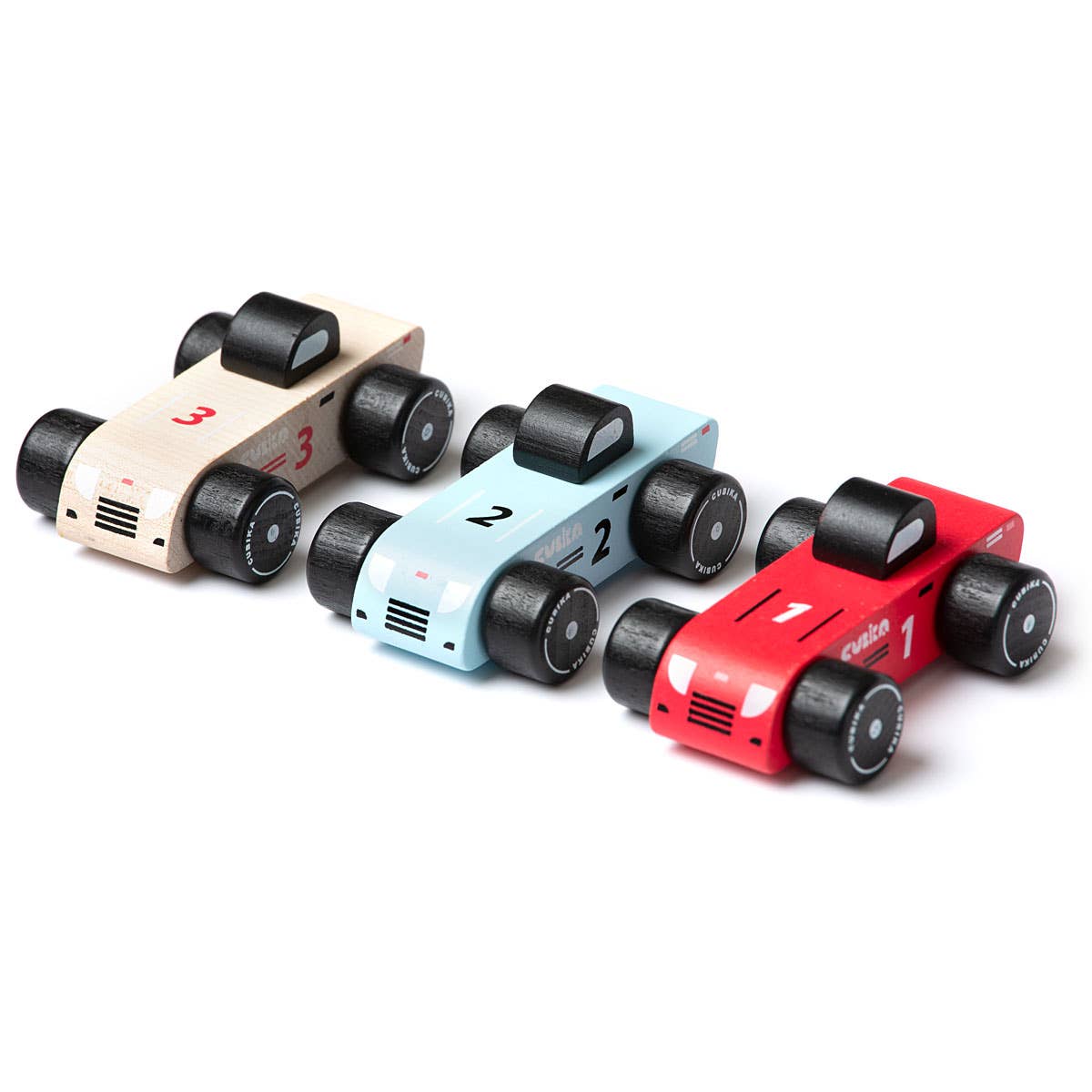 Wooden vehicle set "Racing cars"