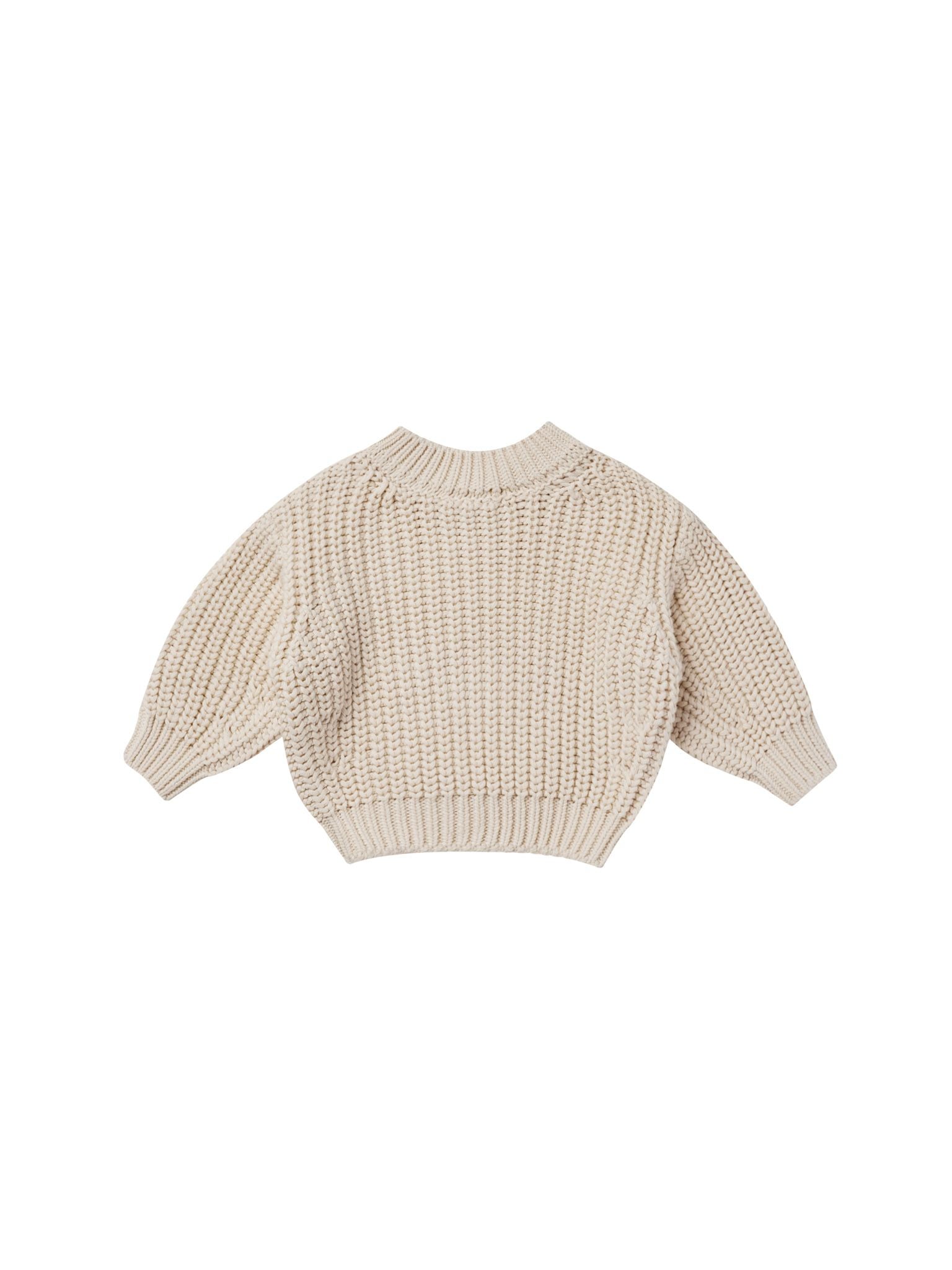 CHUNKY KNIT SWEATER | NATURAL - LAST 6/12M & 18/24M